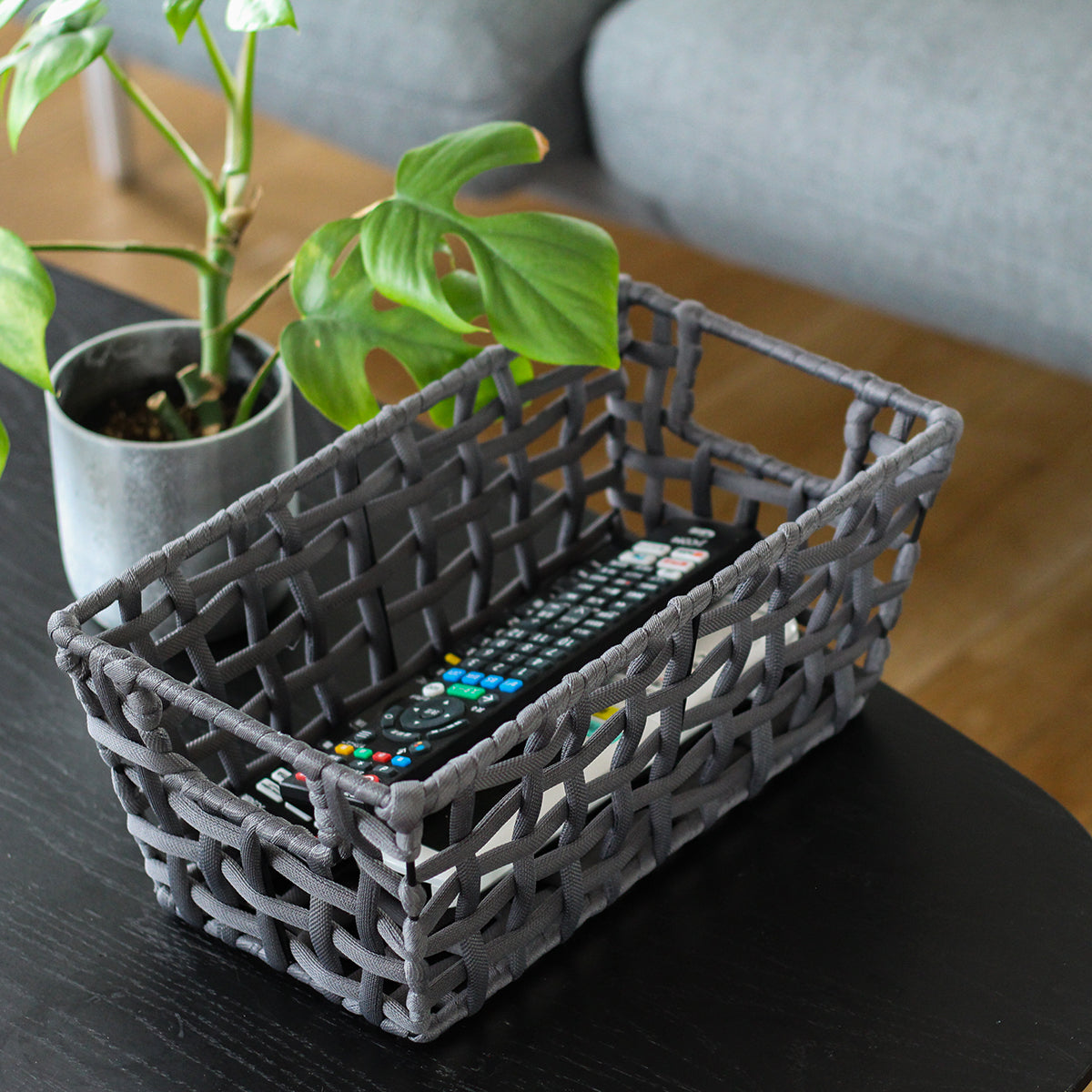 ラフニット　バスケットスリム　Sサイズ　ブラック