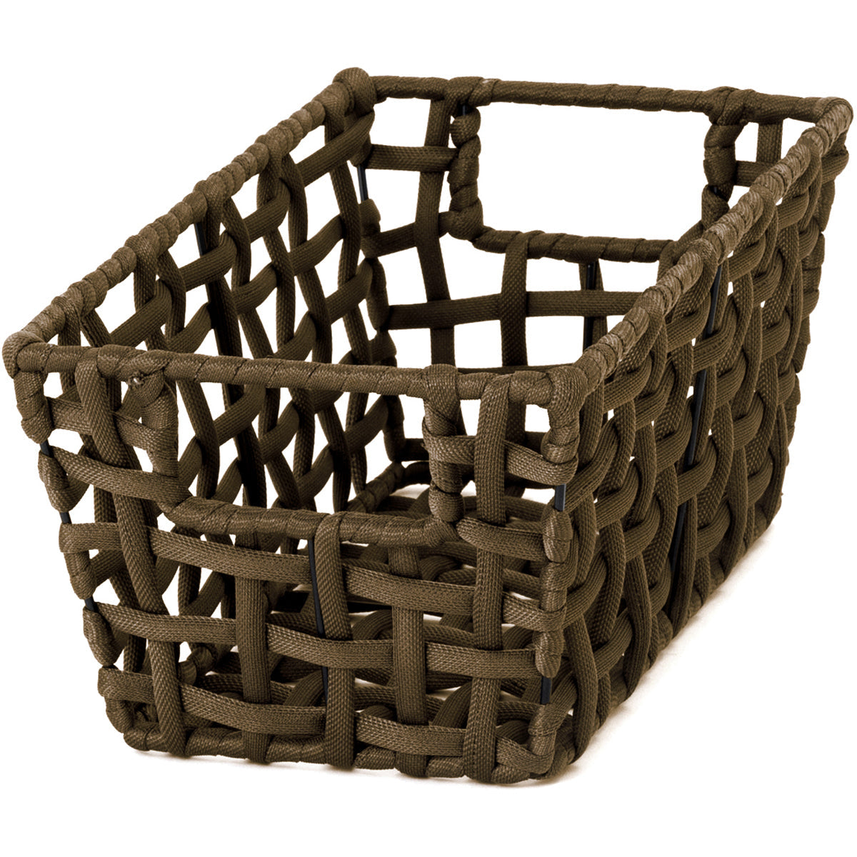 ラフニット　バスケットスリム　Sサイズ　ブラウン