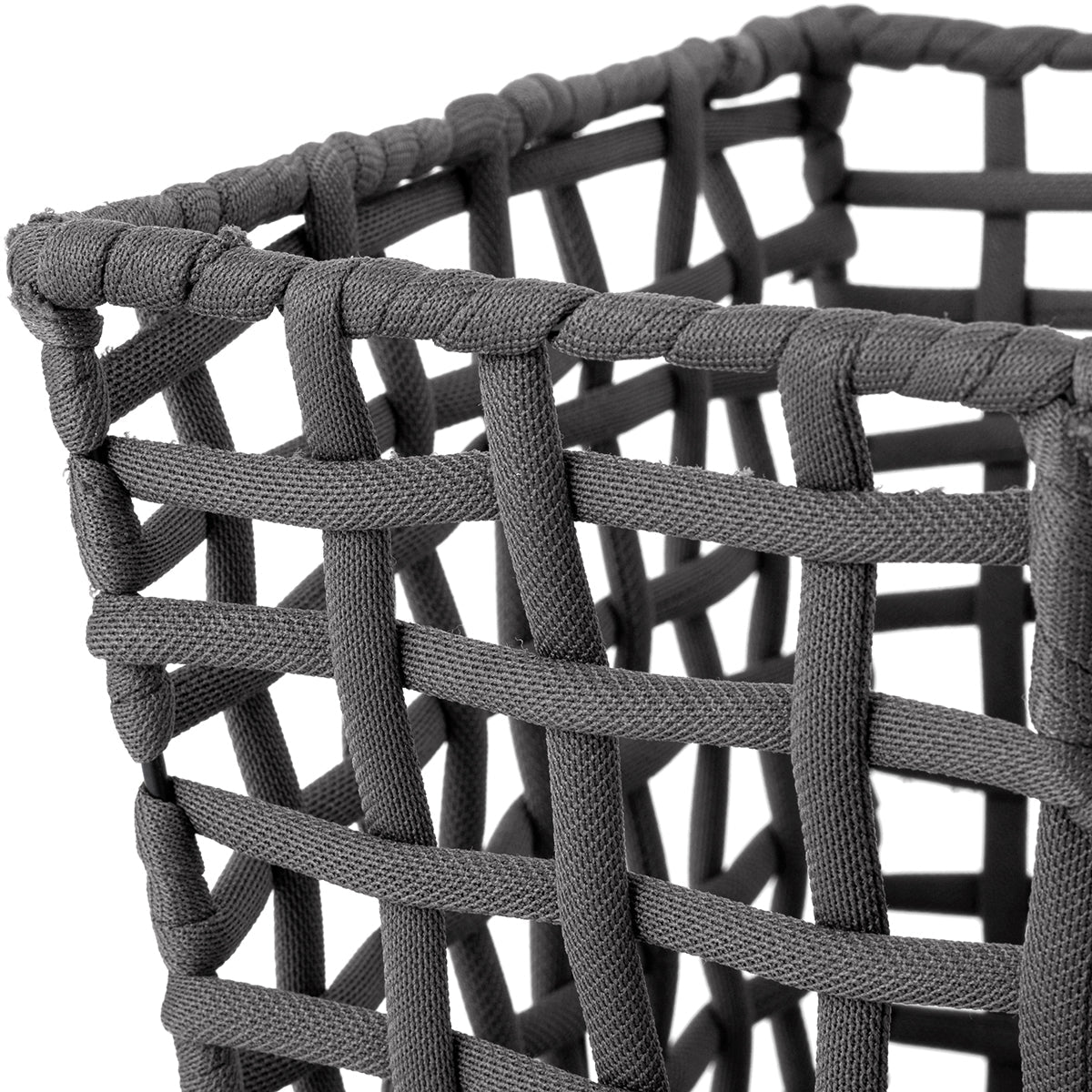 ラフニット　バスケットスリム　Sサイズ　グレー