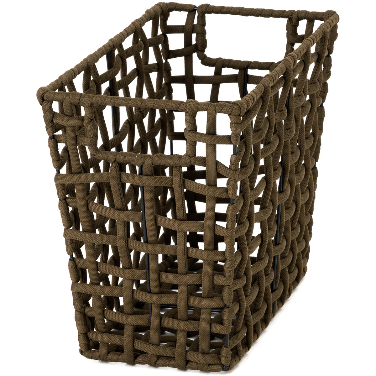 ラフニット　バスケットスリム　Lサイズ　ブラウン