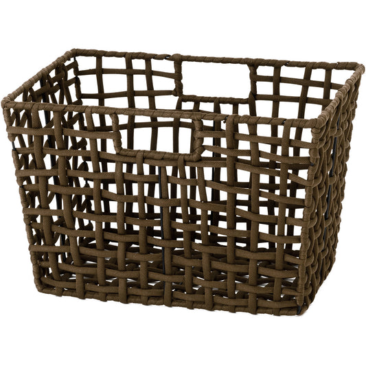 ラフニット　バスケットワイド　Lサイズ　ブラウン