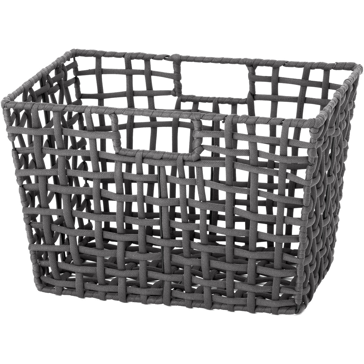 ラフニット　バスケットワイド　Lサイズ　グレー