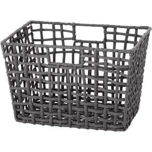 ラフニット　バスケットワイド　Lサイズ　グレー