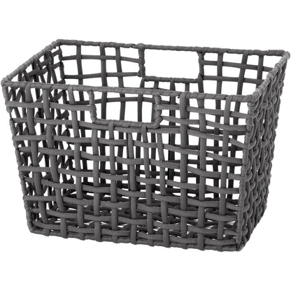 ラフニット　バスケットワイド　Lサイズ　グレー