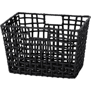 ラフニット　バスケットワイド　Lサイズ　ブラック