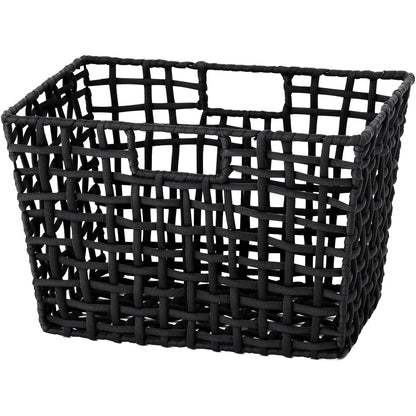 ラフニット　バスケットワイド　Lサイズ　ブラック