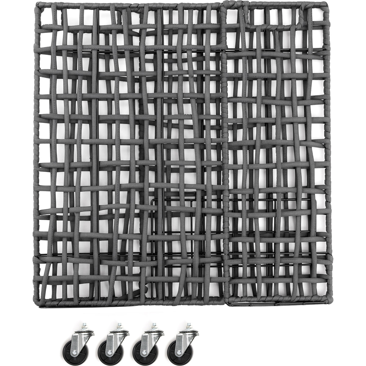 ラフニット　ランドリーバスケット　４０L　キャスター付き　ブラック