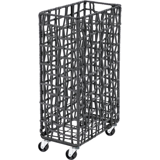 ラフニット　ランドリーバスケット　４０L　キャスター付き　グレー