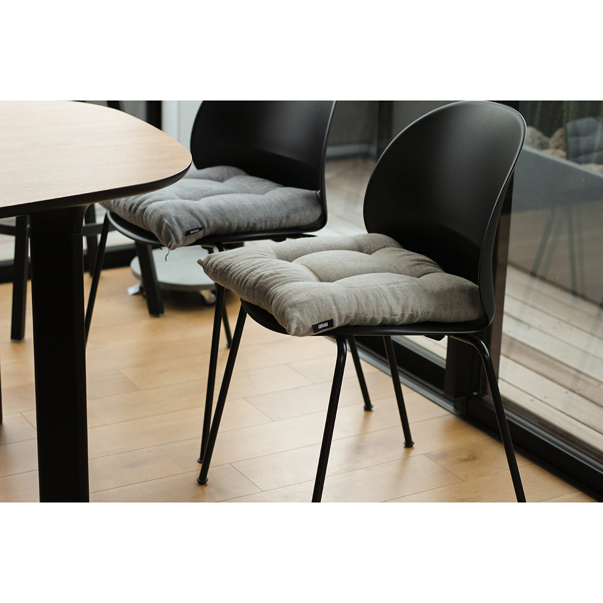 シートクッション　リネン　ネイビー