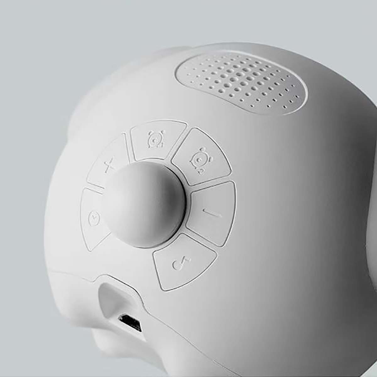 キャラクターアラーム　ホワイト　BWBQNZ-01(W)