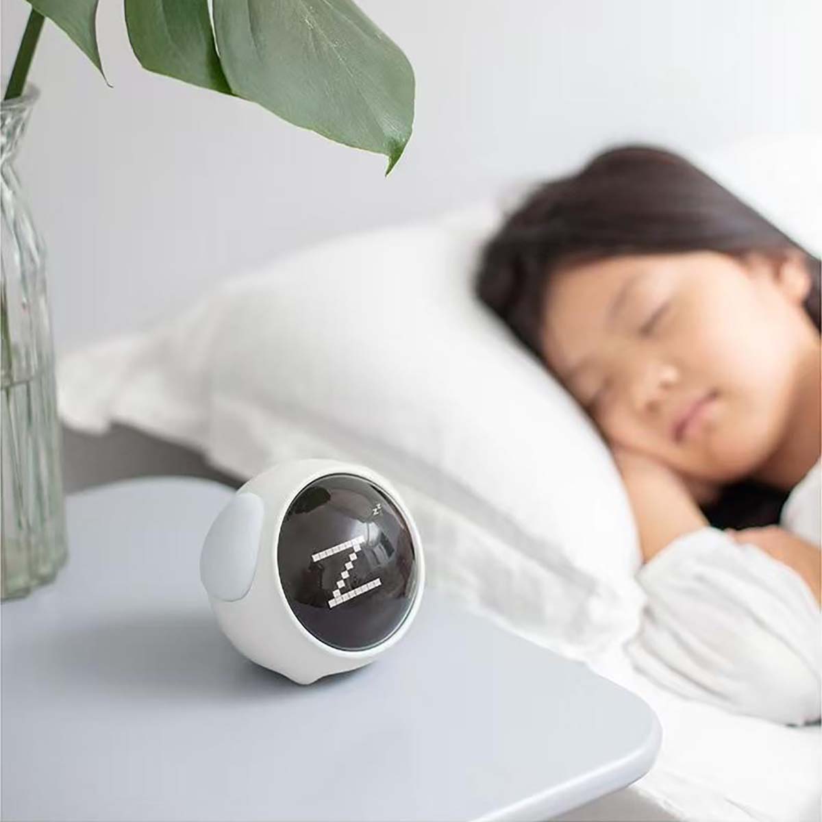 キャラクターアラーム　ホワイト　BWBQNZ-01(W)