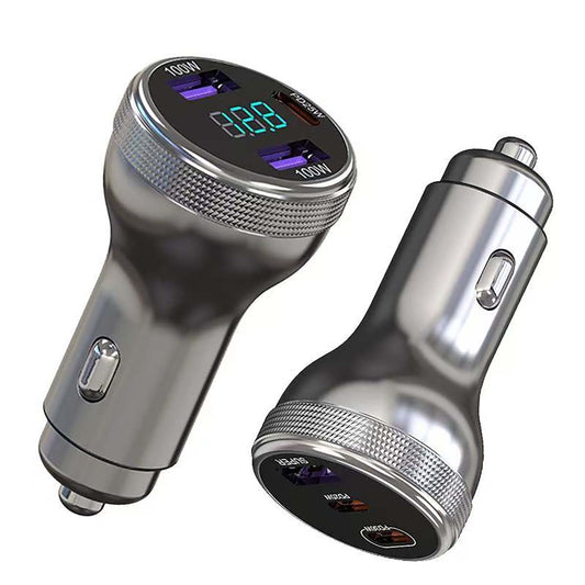 シガーソケット USB-Cカーチャージャー　100W+100W+36Ｗ(DG)