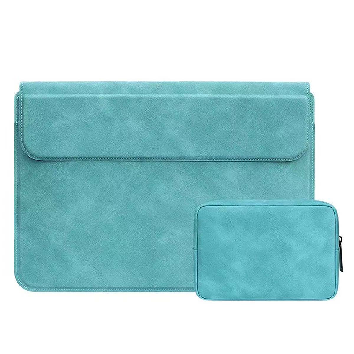 PCケース　小物収納ポーチ付　ミントグリーン　PU09(M)