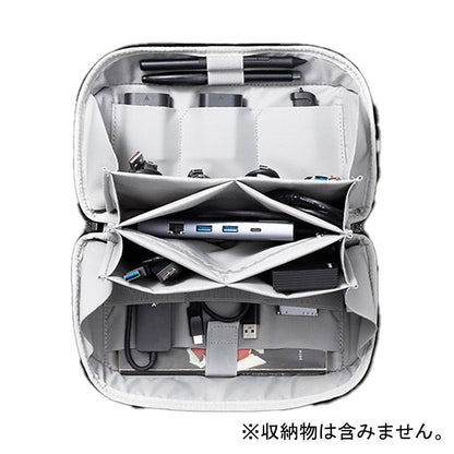 火山型ガジェットポーチ ブルー　1313(B)