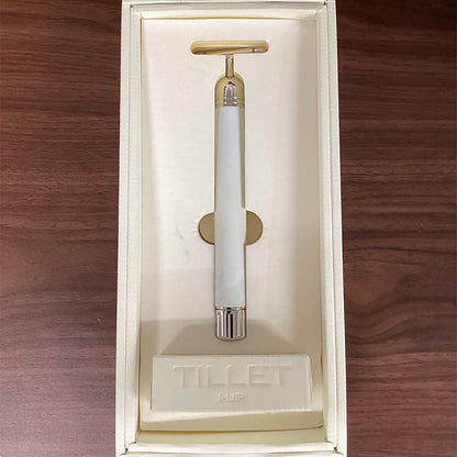 未来エステ研究所 TILLET I-UP（黒） プラチナメッキ導子＋EMS3モード＆8600回振動 目元・口元・ほうれい線 リフトアップ専用 コンパクト美顔器