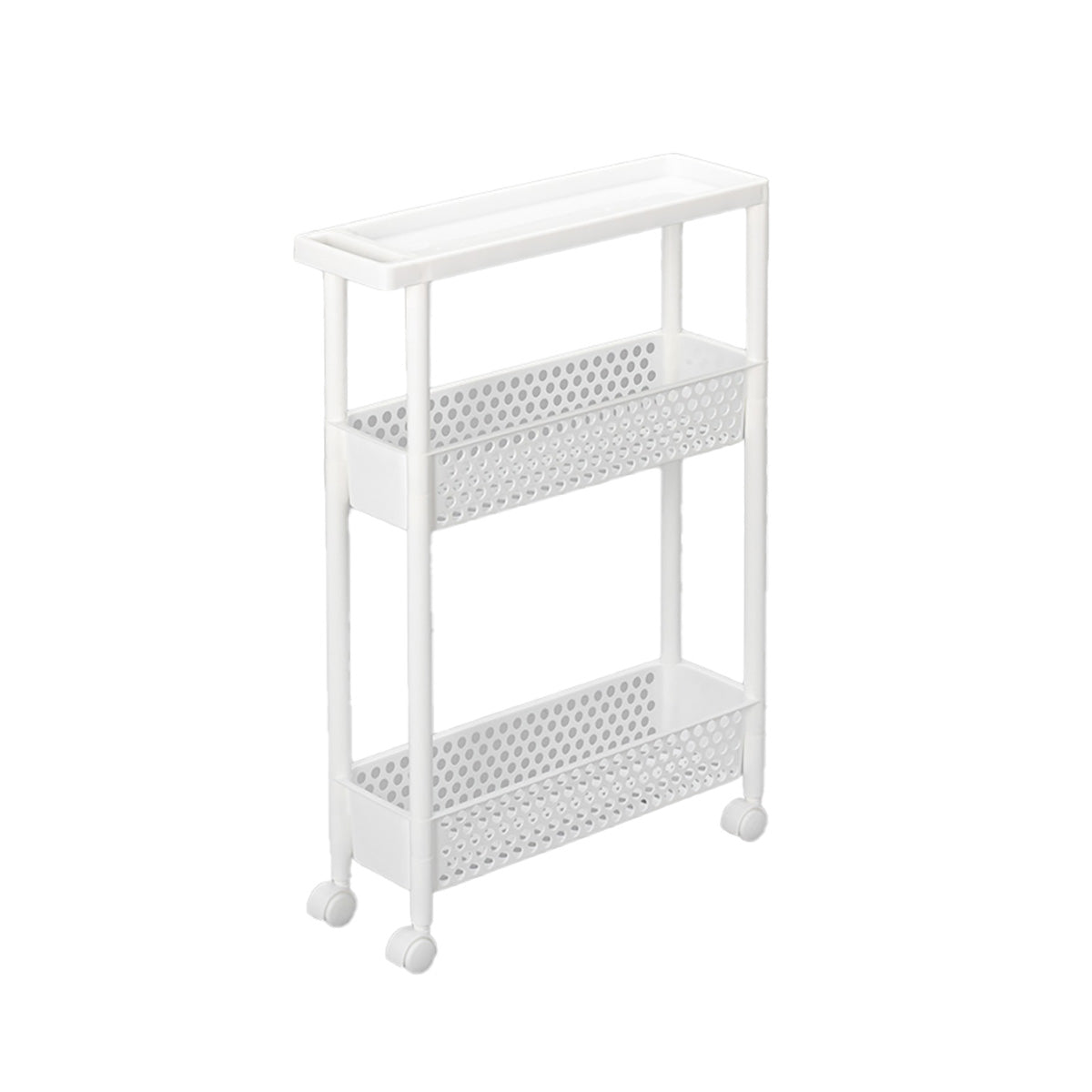 スーパースリム ワゴンラック 3段 収納