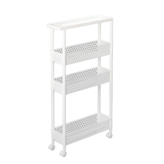 スーパースリム ワゴンラック 4段 収納