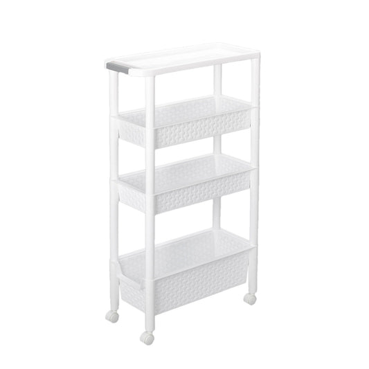 ワゴンラック 4段 幅21cm 収納