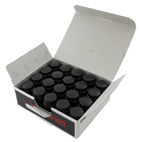 ブラック袋ナット 21HEX M12×1.25 全長31mm 20個