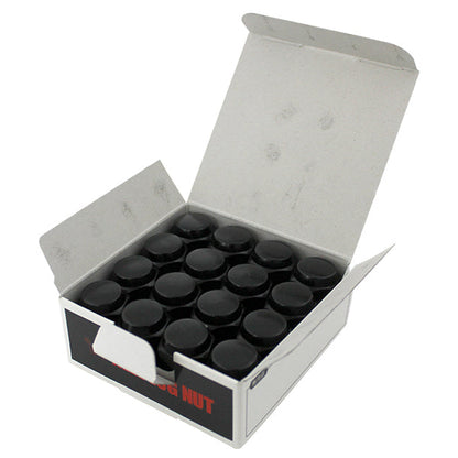 ブラック袋ナット 21HEX M12×1.5 全長31mm 16個