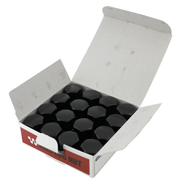 ブラックショート袋ナット 19HEX M12×1.5 全長23mm 16個