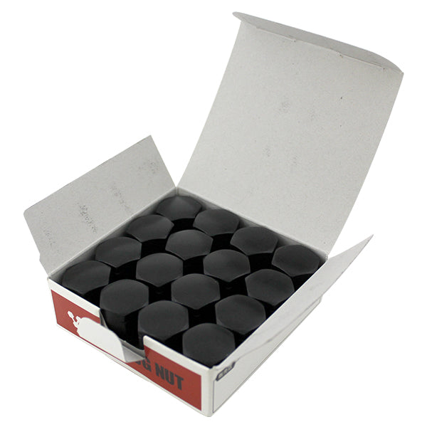 ブラックショート袋ナット 21HEX M12×1.25 全長23mm 16個