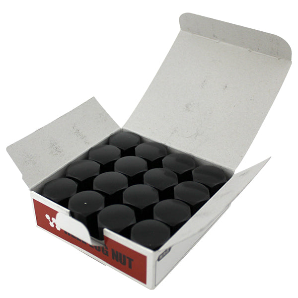 ブラックショート袋ナット 21HEX M12×1.5 全長23mm 16個