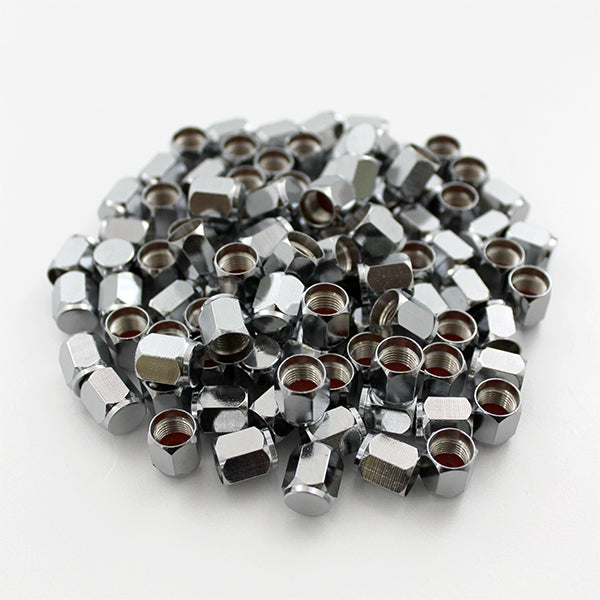 アルミバルブキャップ シルバー 100個