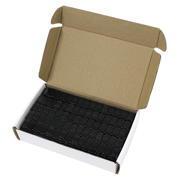 鉄製ブラック 塗装5G刻み板ウェイト 3KG 黒テープ