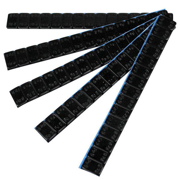 鉄製ブラック 塗装5G刻み板ウェイト 3KG 黒テープ