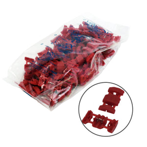 AMP 配線分岐タップ 赤 0.5～0.85sq 100個