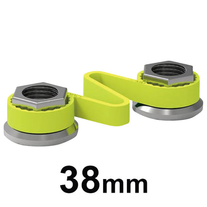 TIPTOPチェックリンク イエロー 38mm 50個
