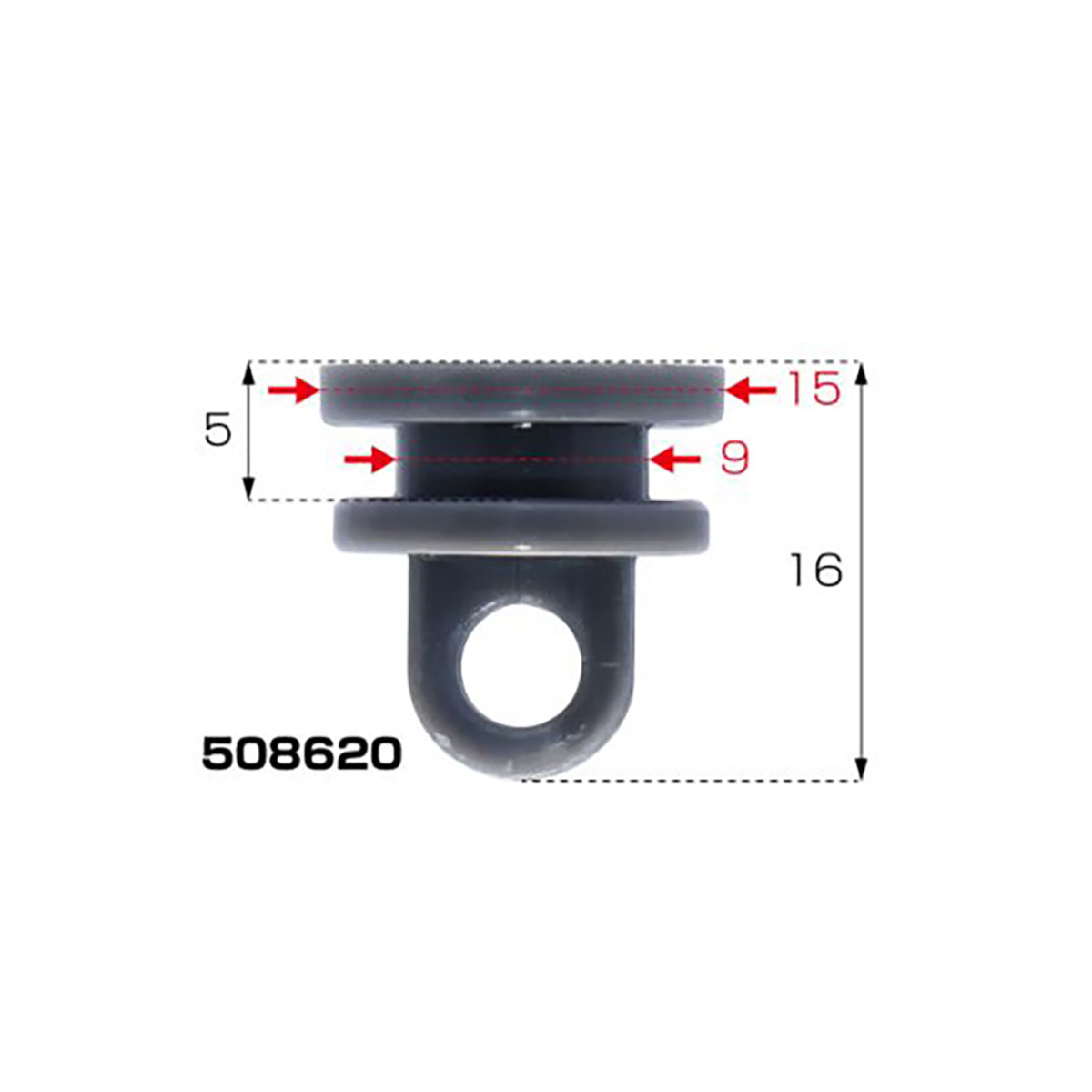 ジェットイノウエ カーテンランナーセット イスズヨウ 508620 15個入り