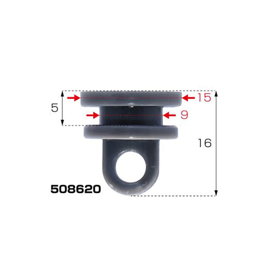 ジェットイノウエ カーテンランナーセット イスズヨウ 508620 15個入り