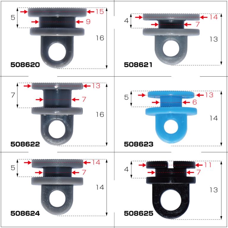 ジェットイノウエ カーテンランナーセット UDヨウ 508624 15個入り
