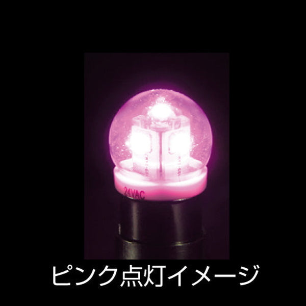 ジェットイノウエ 電球型LED5バルブ 24V BA15S ピンク