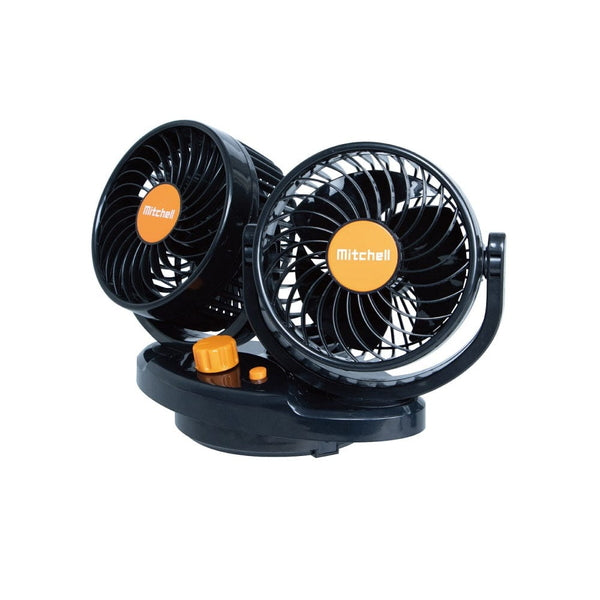 ジェットイノウエ ルームファン ツインタイプ 首振り式 24V