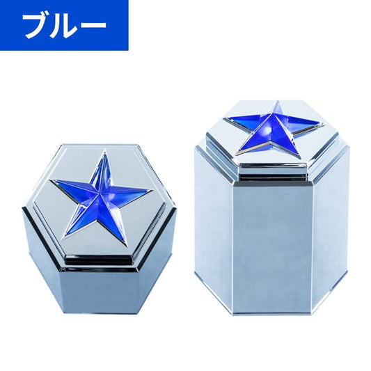 ジェットイノウエ 綺羅ナットカバー 41mm 高さ60mm ブルー 8個入 500551