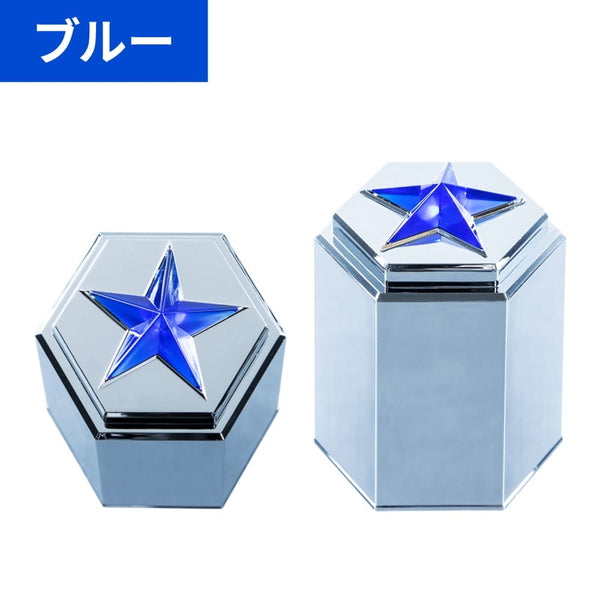 ジェットイノウエ 綺羅ナットカバー 41mm 高さ60mm ブルー 6個入 500561