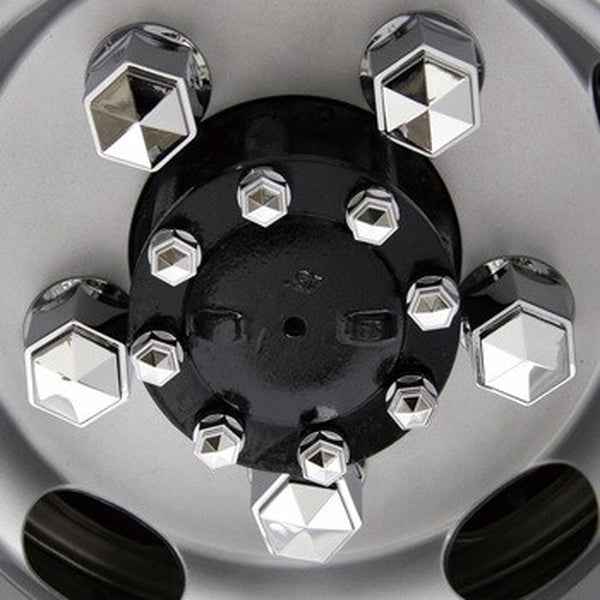 ジェットイノウエ 角型リヤハブナットカバー（10個入） サイズ17mm 主に４ｔ車 500622