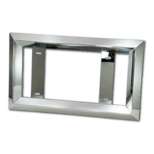 ジェットイノウエ 余白隠しナンバープレート枠 38mm角パイプおこし 大型 501121