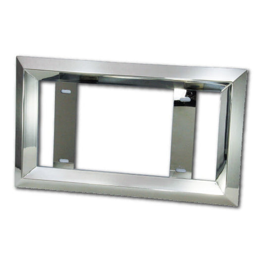 ジェットイノウエ 余白隠しナンバープレート枠 38mm角パイプおこし 大型 501121