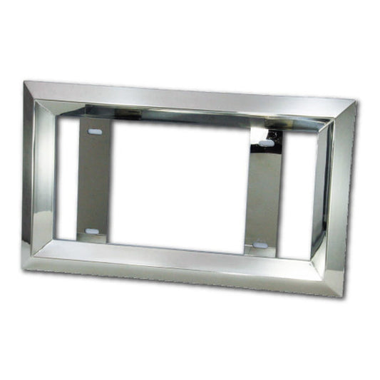 ジェットイノウエ 余白隠しナンバープレート枠 25mm角パイプおこし 中型 501122