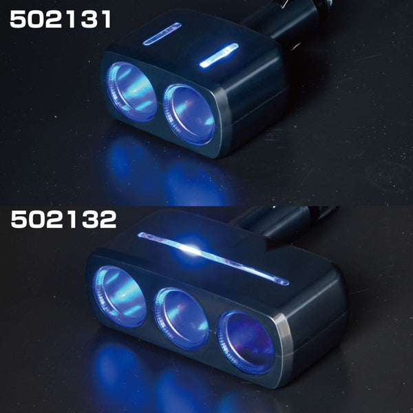 ジェットイノウエ コンパクトソケット ２連ダイレクト首ふりソケット 502131