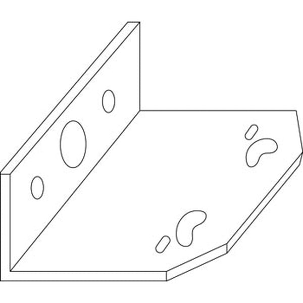 ジェットイノウエ フラットマーカーランプ取付ステー L型 80×30×67 502841