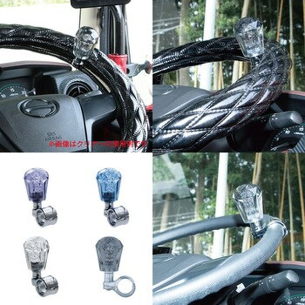 ジェットイノウエ ダイヤカット泡 ハンドルスピンナー スモーク 506217