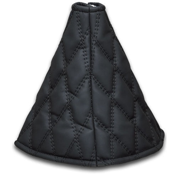 ジェットイノウエ モコモコシフトブーツカバー ダブルステッチ ヌバック調ブラック/黒糸 508102