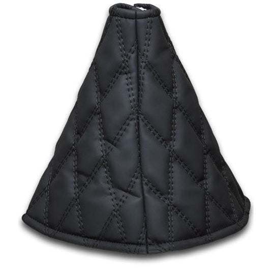 ジェットイノウエ モコモコシフトブーツカバー ダブルステッチ ヌバック調ブラック/黒糸 508102