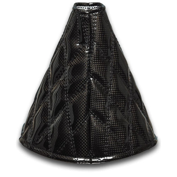 ジェットイノウエ モコモコシフトブーツカバー ダブルステッチ カーボンブラック 508117