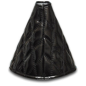 ジェットイノウエ モコモコシフトブーツカバー ダブルステッチ カーボンブラック 508117